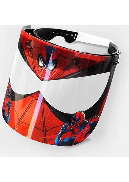 Çocuklar Için Yüz ve Ağız Koruyucu Siperlik - Spıder Man, Örümcek Adam Desenli fiyatları