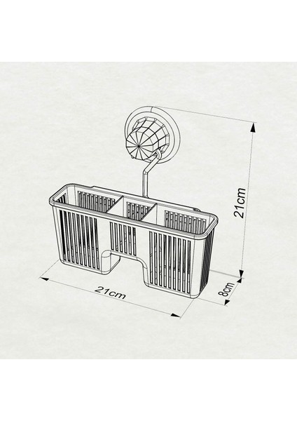Vakumlu Plastik Çok Amaçlı Banyo Fırçalık Rafı Beyaz DM058 modelleri