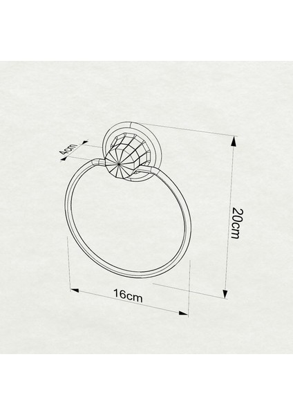 Vakumlu Yuvarlak Havluluk Bakır DM235 modelleri