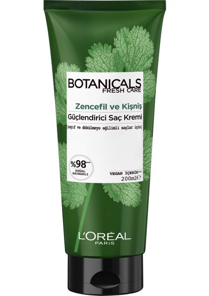 Zencefil Ve Kişniş Güçlendirici Bakım Kremi 200 Ml