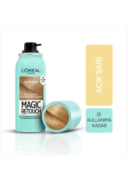 L'Oréal Paris Magic Retouch Beyaz Dipleri Kapatıcı Sprey - Açık Sarı