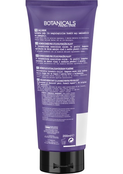 Lavanta Yatıştırıcı Bakım Kremi 200ml