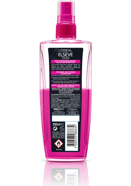 L'Oréal Paris Elseve Arginine Direnç X3 Ekspres Bakım Spreyi 200 ml