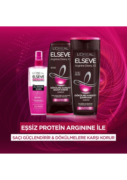 L'Oréal Paris Elseve Arginine Direnç X3 Ekspres Bakım Spreyi 200 ml