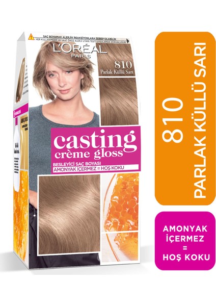 Casting Crème Gloss Saç Boyası - 810 Parlak Küllü Sarı