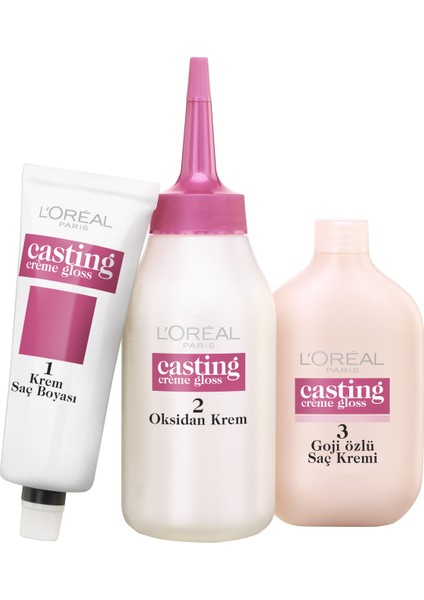 L'Oréal Paris Casting Crème Gloss Saç Boyası - 550 Böğürtlen Kızılı