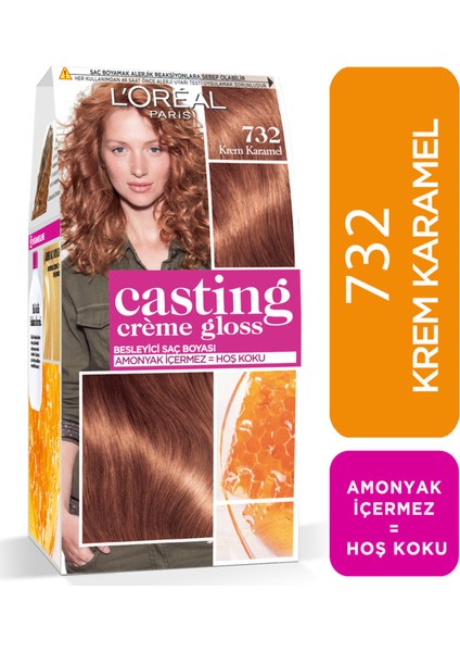 Casting Crème Gloss Saç Boyası - 732 Krem Karamel