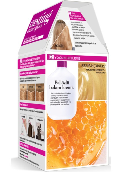 Casting Crème Gloss Saç Boyası - 732 Krem Karamel