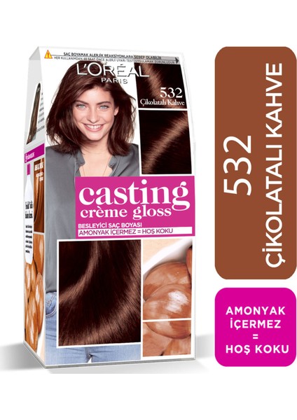 Casting Crème Gloss Saç Boyası - 532 Çikolatalı Kahve