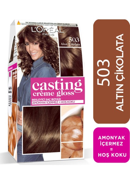 Casting Crème Gloss Saç Boyası 503 Altın Çikolata