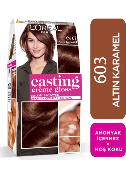 Casting Crème Gloss Saç Boyası - 603 Altın Karamel