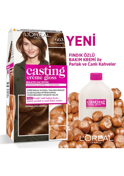 Casting Crème Gloss Saç Boyası - 603 Altın Karamel