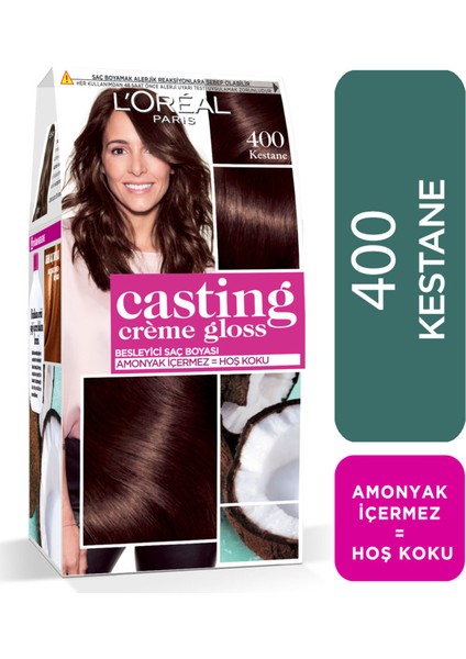 L'Oréal Paris Casting Crème Gloss Saç Boyası - 400 Kestane