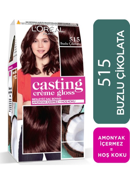 L'Oréal Paris Casting Crème Gloss Saç Boyası - 515 Buzlu Çikolata