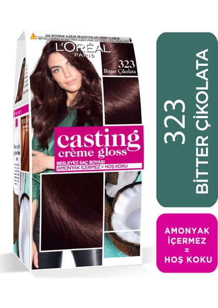 Casting Crème Gloss Saç Boyası - 323 Bitter Çikolata