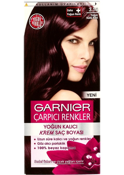 Çarpıcı Renkler 3.16 Yoğun Küllü Kızıl