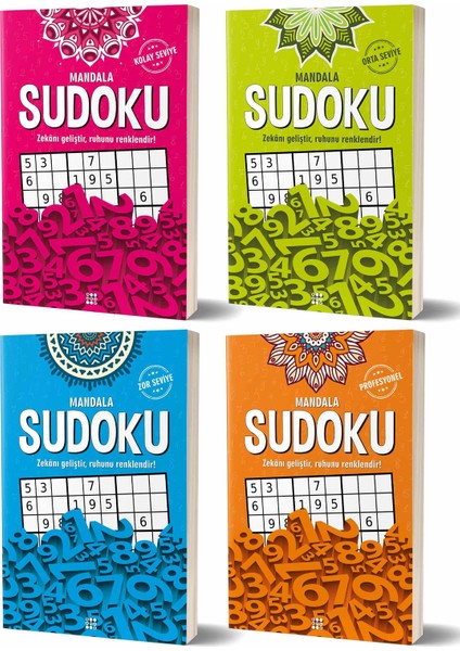 Mandala Sudoku – 4 Kitap Set