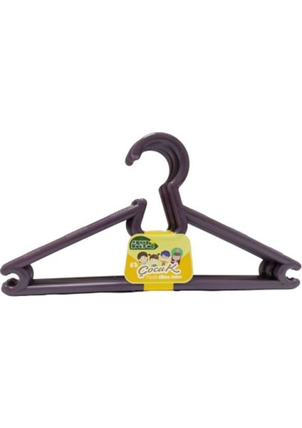 12'li Bebek ve Çocuk Elbise Askısı Mor fiyatları