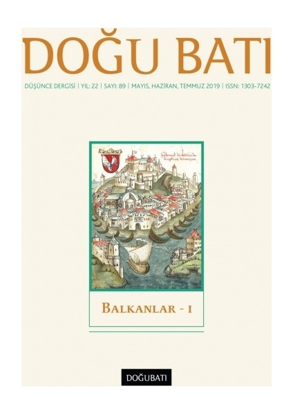 Doğu Batı Düşünce Dergisi Yıl: 22 Sayı: 89