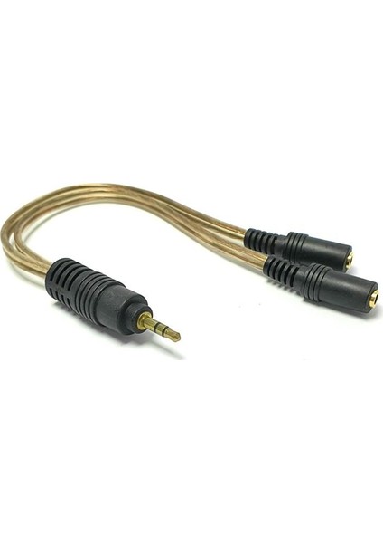3.5mm - 2x3.5mm Dişi Kablo 25CM fiyatları