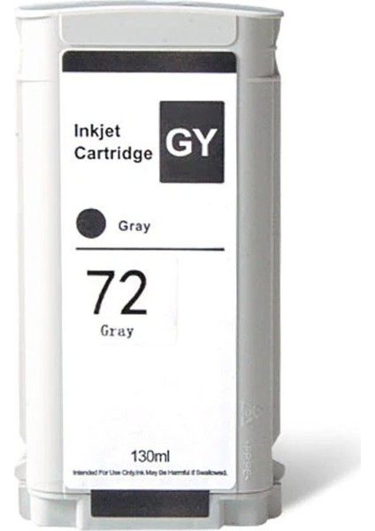 Photo Ink  72 (C9374A) Gri Uyumlu Kartuş /  Designjet T610 / T620 / T770 / T790 / T795 / T1100 / T1120 / T1200 / T1300 / T2300