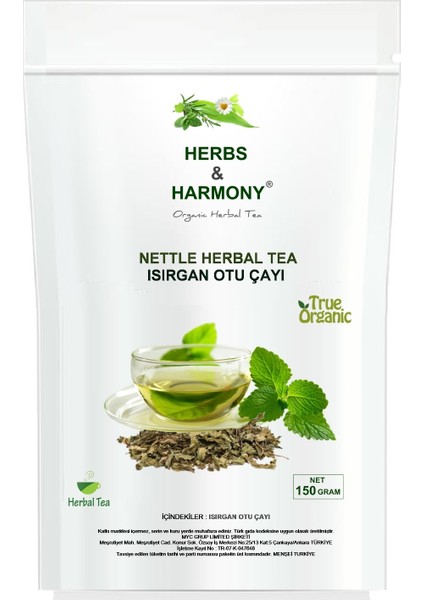 Nettle Herbal Tea Isırgan Otu Bitki Çayı 150 gram