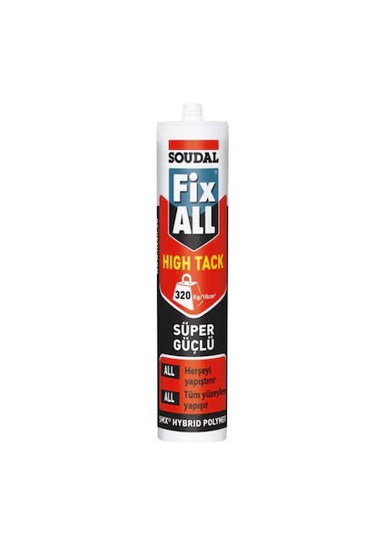 Fix All High Tack Montaj Silikonu Korniş Yapıştırıcı 290 ml