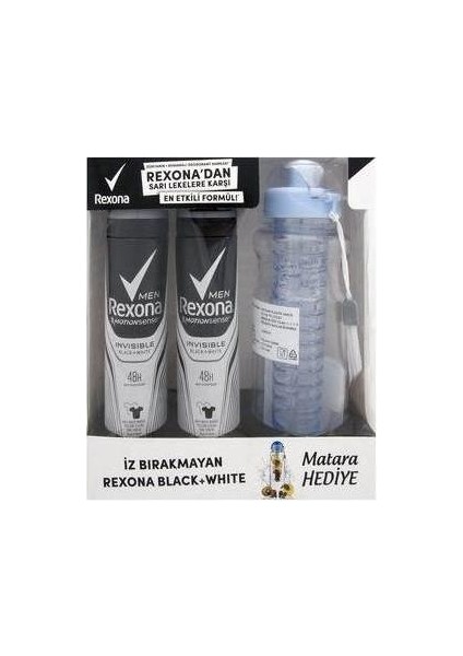 Men Invisible B&w Deodorant 150 ml 2 Adet + Matara