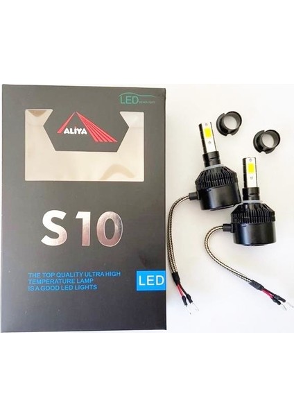 S10 H3 LED Xenon 12-24V 8000 Lümen 6500 Kelvin Beyaz Işık 2 Adet