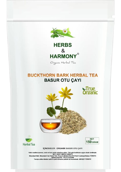 Pileworth Herbal Tea BasurOtu Çayı 150 Gram
