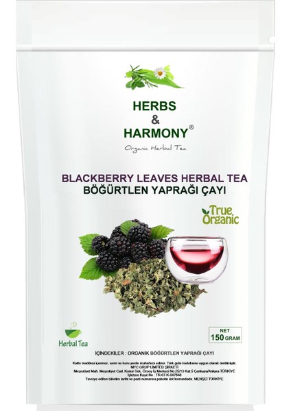 Blackberry Leaves Herbal Tea Böğürtlen Yaprağı Bitki Çayı 150 gram