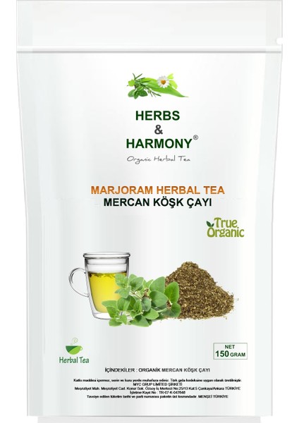 Marjoram Herbal Tea Mercanköşk Bitki Çayı 150 gram