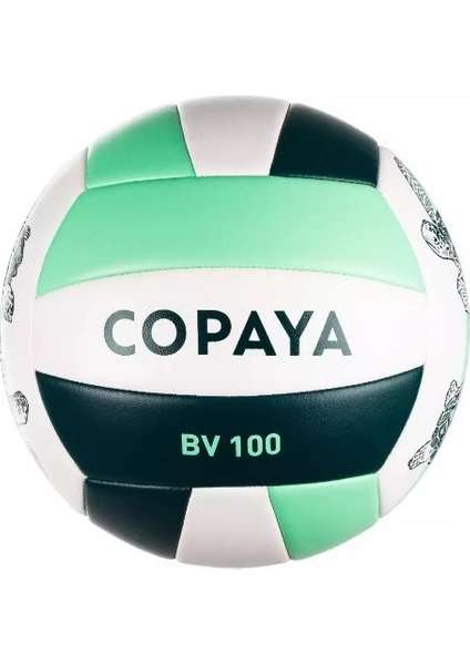 Copaya Plaj Voleybolu Topu - 5 Numara - Yeşil / Kaplumbağa Deseni - Bv100 Classic