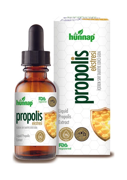 Hünnap Propolis Ekstresi İçeren Sıvı Takviye Edici Gıda 30 ml