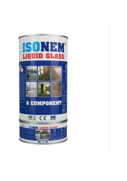 Isoem Liquid Glass Sıvı Cam - Şeffaf - Zemin Su Yalıtımı  2 kg