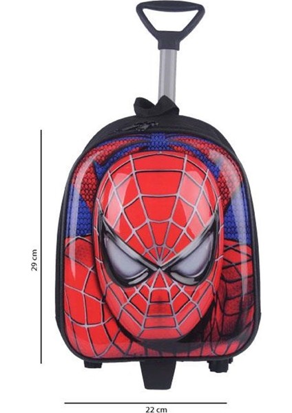 Çocuk Çekçekli Okul Çantası Spiderman