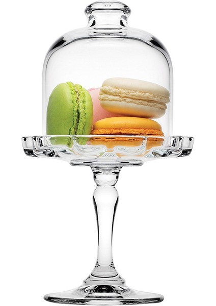 Mini Patisserie Kapaklı Ayaklı Servis Tabağı 1 Adet