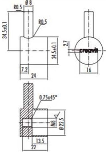 JK001 Aç Kapa Ara Musluk (Krom)