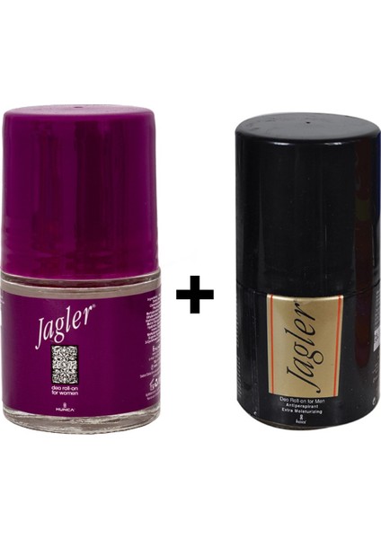Roll-On Erkek 50 ml + Jagler Roll-On Kadın 50 ml