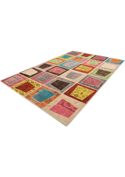 El Örgüsü Patchwork Anadolu Kilim