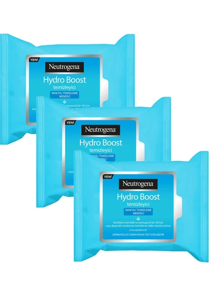 Hydro Boost Makyaj Temizleme Mendili 25 Adet x 3 Adet