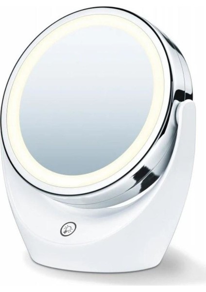 Işıklı Çift Taraflı 16 LED 7x Büyüteçli Şarjlı Dokunmatik Makyaj Aynası
