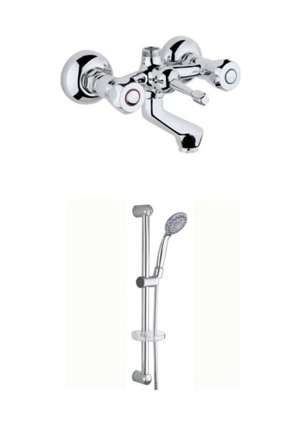 Klasik Banyo Bataryası ve Sürgülü Duş Takımı