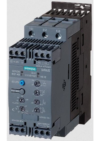 3RW4038-1BB14 Sirius Yumuşak Yolverici 37kW