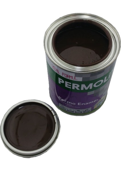 Permoli̇t Sentetik Ahşap Metal Yağlı Boya 0.750 lt Koyu Kahve