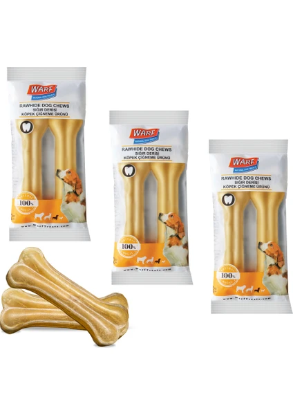 Naturel Ödül Kemiği 12,5 cm 2 Kemikli x 3 Paket