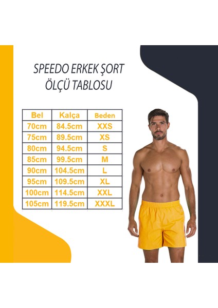 Speedo Essentıals 16 Watershort Mavi Erkek Şort 8-12433A369