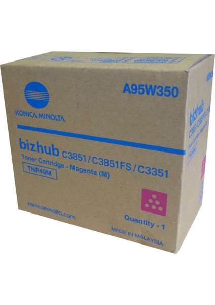 Konıca Mınolta TNP-49M C3351/3851 Kırmızı Toner 12.000 Sayfa