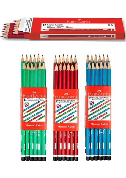 Mercanlı Kurşun Kalem ve Kırmızı Kopya Kalemi Ofisinn No:001