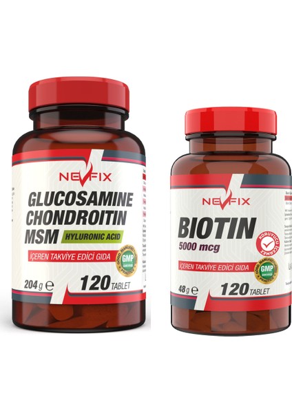 Glucosamine Chondroitin Msm 120 Tablet Biotin 120 Tablet